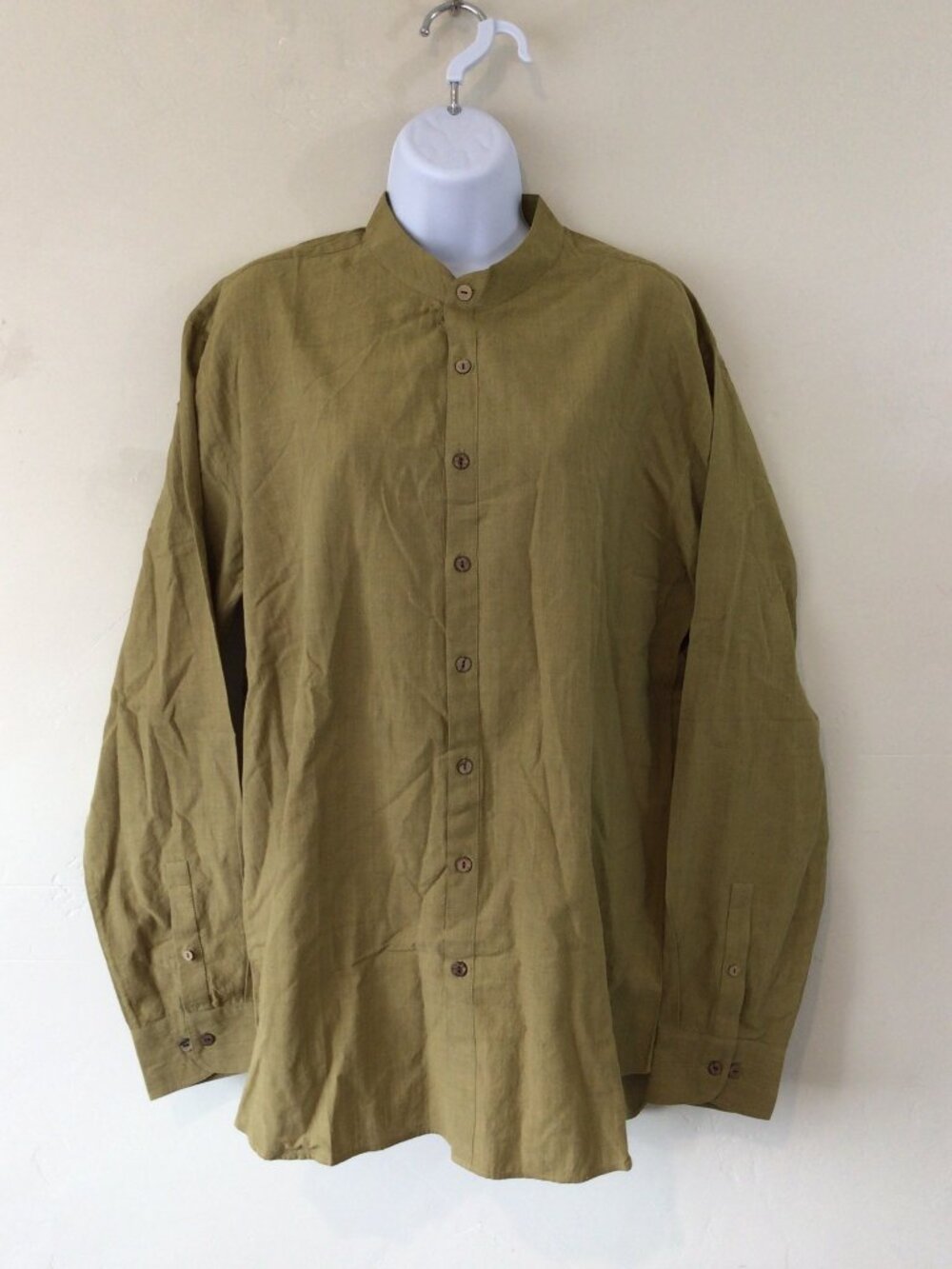 Sunbird Organic cotton handloom fabrics in Natural Dyes Button Down Shirt